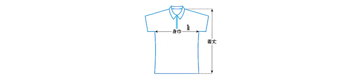 GOSEN ユニセックスサイズ表